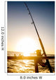 Sunrise Fishing Wall Decal