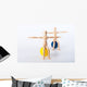 Balanced Wooden Men Wall Decal