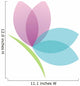Lotus Flower Butterfly Wall Decal