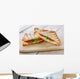 grilled sandwich toast with tomato and cheese Wall Decal