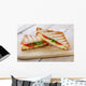 grilled sandwich toast with tomato and cheese Wall Decal