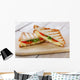 grilled sandwich toast with tomato and cheese Wall Decal