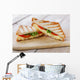 grilled sandwich toast with tomato and cheese Wall Decal