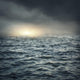 The stormy sea Wall Decal