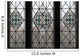 Art Nouveau Stained Glass Wall Decal