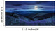 wild flowers on the mountain top at night Wall Decal
