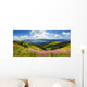 wild flowers on the mountain top Wall Decal