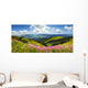 wild flowers on the mountain top Wall Decal