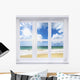 Summer Beach Window Wall Decal