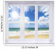 Summer Beach Window Wall Decal