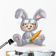 ni&ntilde;o con disfraz de conejo Wall Decal