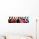 Fitness Class Wall Decal Panoramic