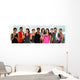 Fitness Class Wall Decal Panoramic