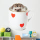 Coffee Cupped Hedgehog Wall Decal