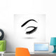 Eyes, beauty, makeup icon vector Wall Decal