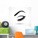 Eyes, beauty, makeup icon vector Wall Decal