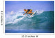 Surfer girl on Amazing Blue Wave Wall Decal