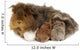 Mother guinea pig and three babies Wall Decal