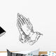 Praying Hands Wall Decal