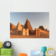 Famous Meroe pyramids Wall Decal