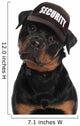 Rottweiler security Wall Decal