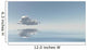 Single Cloud Floats Above Still Water Wall Decal
