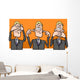 see hear speak no evil Wall Decal