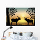 Moose at Sunrise Wall Decal