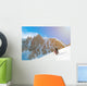 Winter alpine trekking Wall Decal