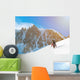 Winter alpine trekking Wall Decal