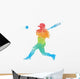 Baseball Art Wall Decal