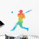 Baseball Art Wall Decal