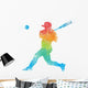 Baseball Art Wall Decal