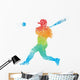 Baseball Art Wall Decal