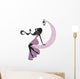 Purple Moon Fairy Wall Decal