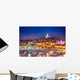 Marseille, France, Vieux Port, Notre Dame de la Garde Wall Decal