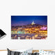 Marseille, France, Vieux Port, Notre Dame de la Garde Wall Decal