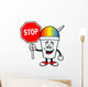 Shaved Ice with Stop Sign Wall Decal