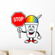 Shaved Ice with Stop Sign Wall Decal