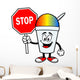 Shaved Ice with Stop Sign Wall Decal