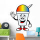 Shaved Ice Waving Wall Decal