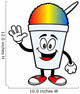 Shaved Ice Waving Wall Decal