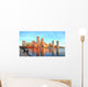 Boston Skyline with Financial District and Harbor at Sunrise Wall Decal