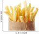 Potato - french fries on a white background. Wall Decal