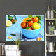 Citrus fruit in a bowl. Wall Decal