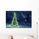 Christmas Tree in Snow Wall Decal