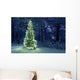 Christmas Tree in Snow Wall Decal