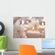 Candles and flowers Wall Decal