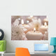 Candles and flowers Wall Decal