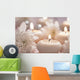 Candles and flowers Wall Decal